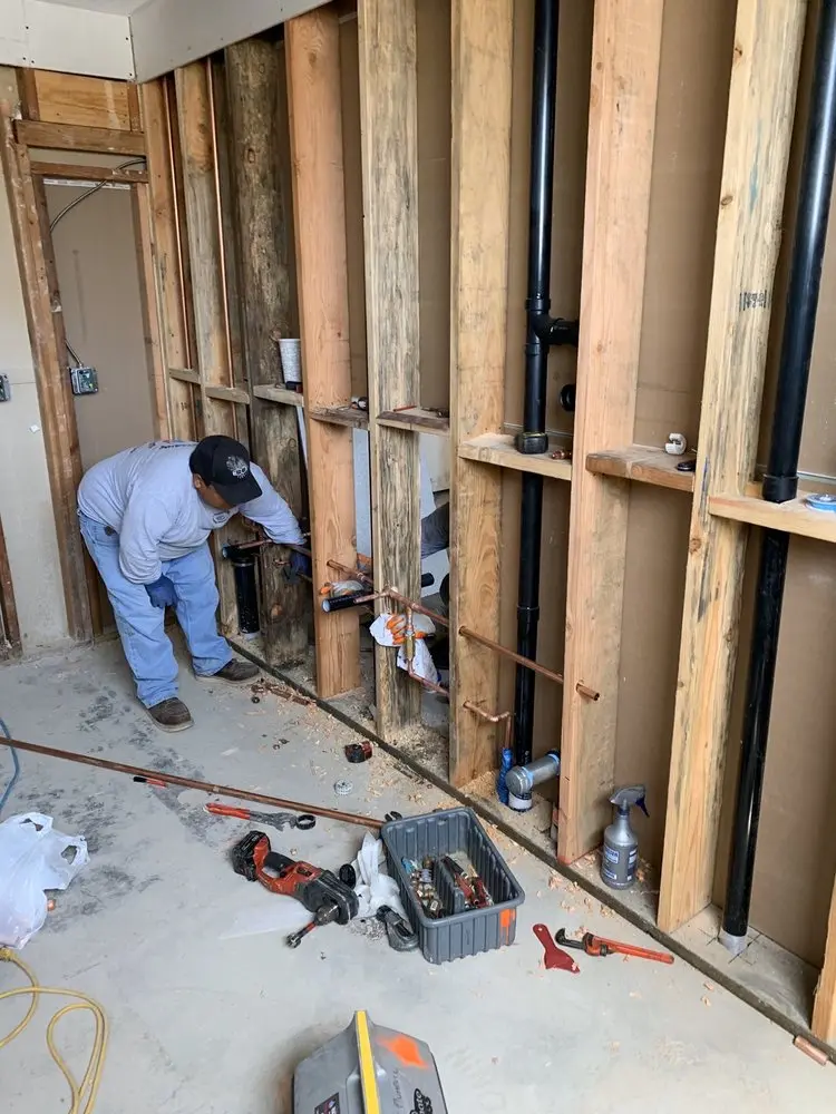 Commercial rough-in plumbing for Gas Line Repair in Moneys Corner